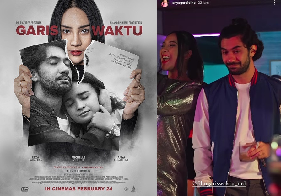 Main Bareng Lagi Ini Potret Reza Rahadian Dan Anya Geraldine Di Film Garis Waktu