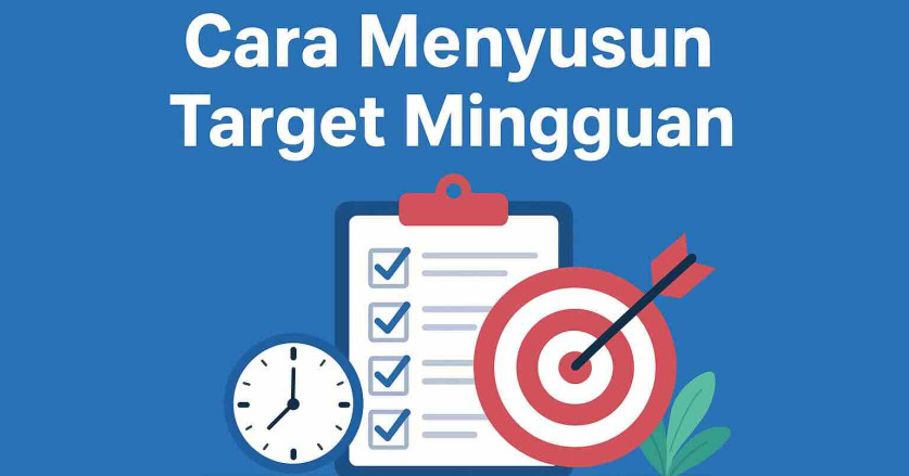 6 Cara Menyusun Target Mingguan yang Realistis dan Tercapai
