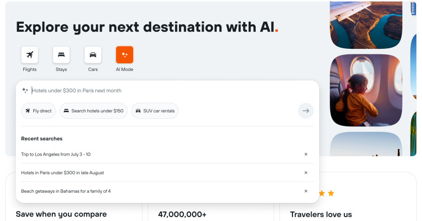 Kayak Memperkenalkan 'Mode AI' untuk Pertanyaan, Pencarian, dan Pemesanan Perjalanan