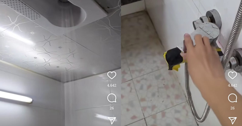 Shower Berbentuk WC Jongkok Ini Super Aneh, Warganet Takut Ketiban Saat Mandi